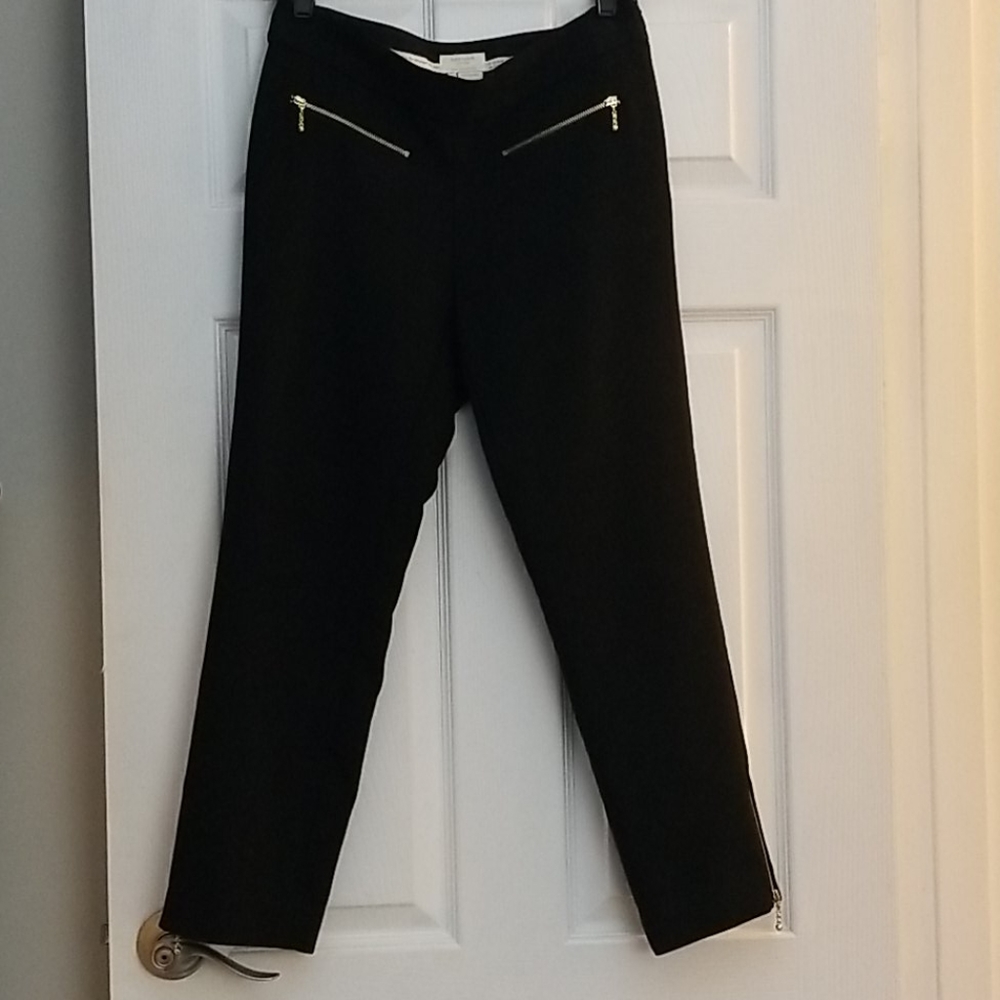 Kate Spade Wool Blend Crop Zip Hem Pants 2 - Picture 3 of 11